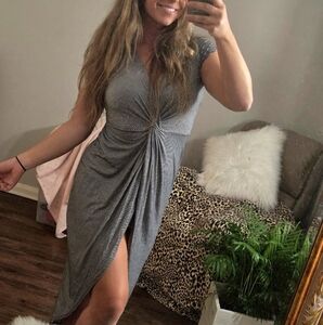 Sexy Twist-Front Dress